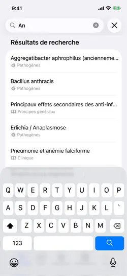 Antibiothérapie Pédiatrique iPhone Screenshot 4