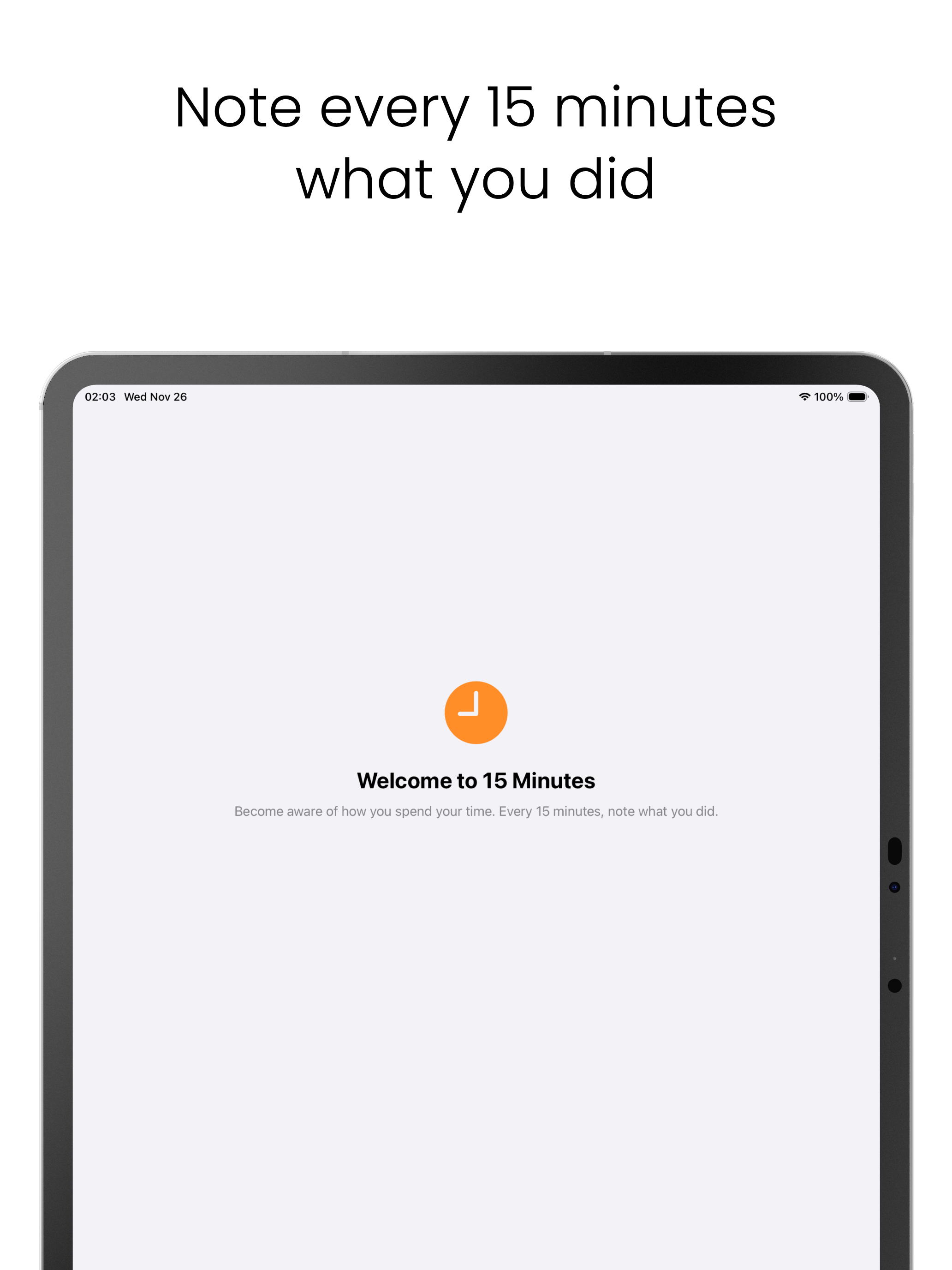 15 Minutes - Timer Tracker