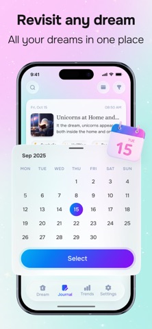 Dream Journal - Suena AI iPhone screenshot