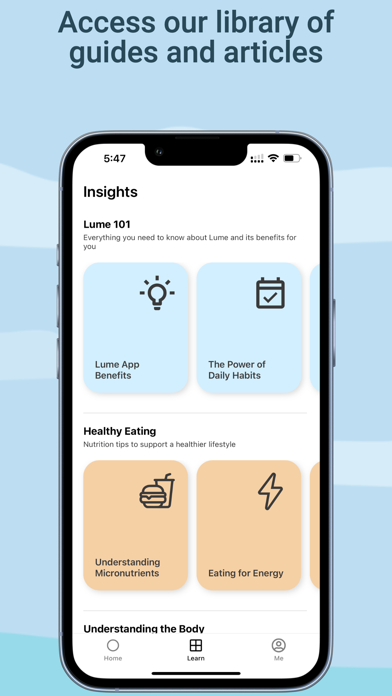 Lume: Stress & Wellness Coach Screenshot