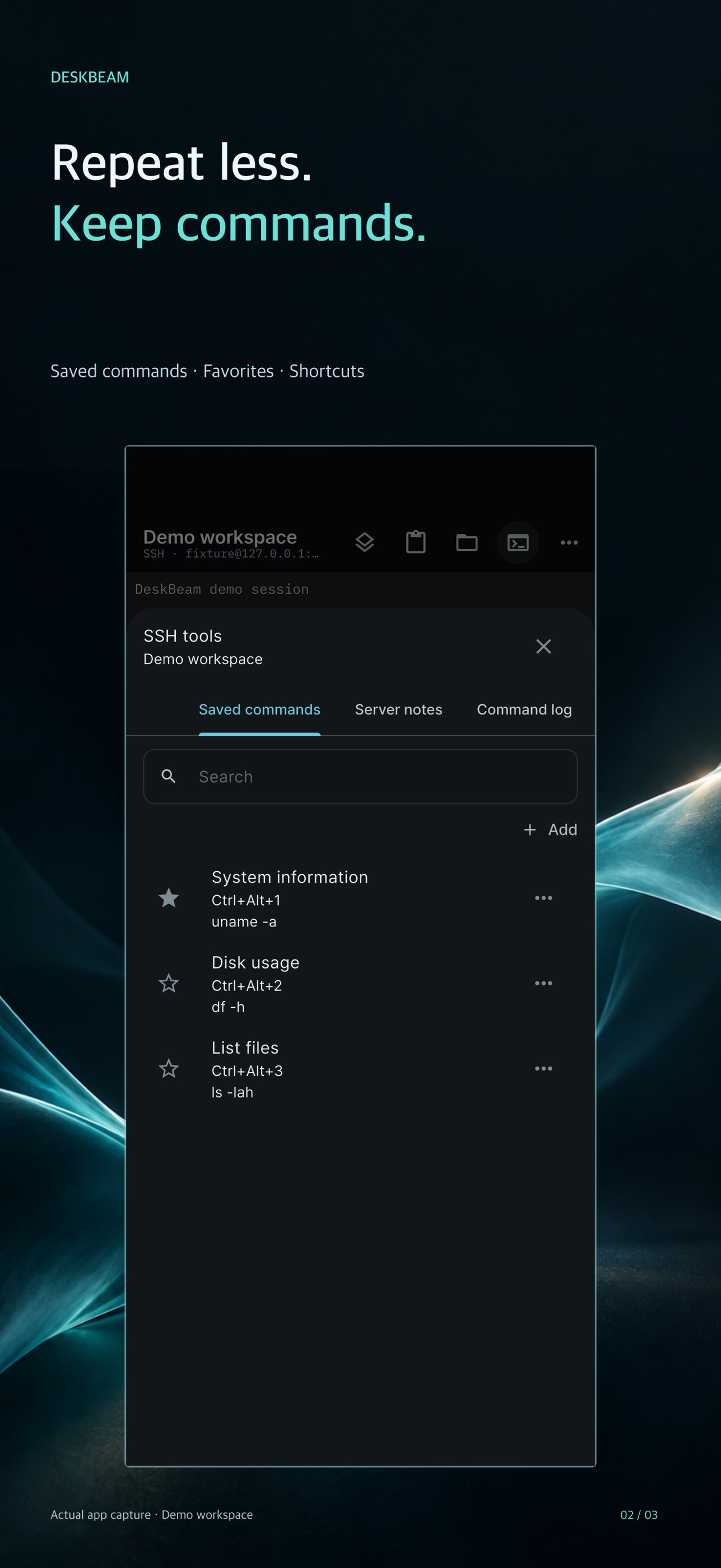 Screenshot 2 of DeskBeam