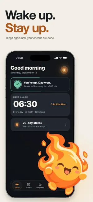 Ember: Alarm Clock & Wake Up screenshot 1
