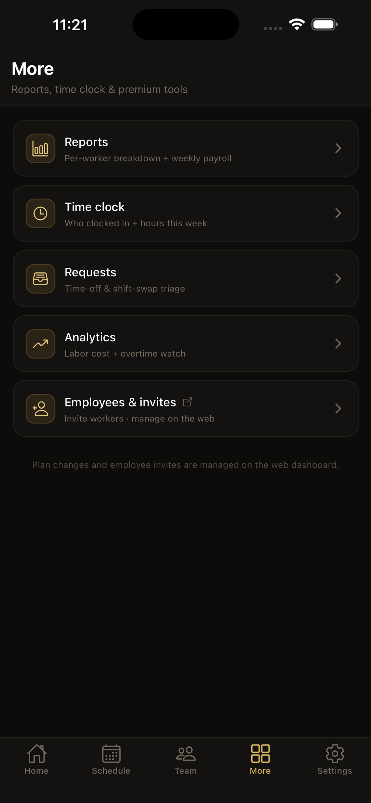 ShiftBase Pro screenshot 5
