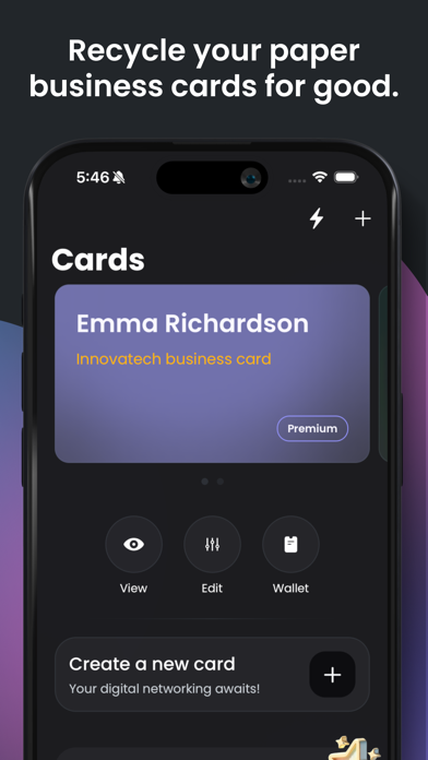 SoCard: Digital Business Card Screenshot