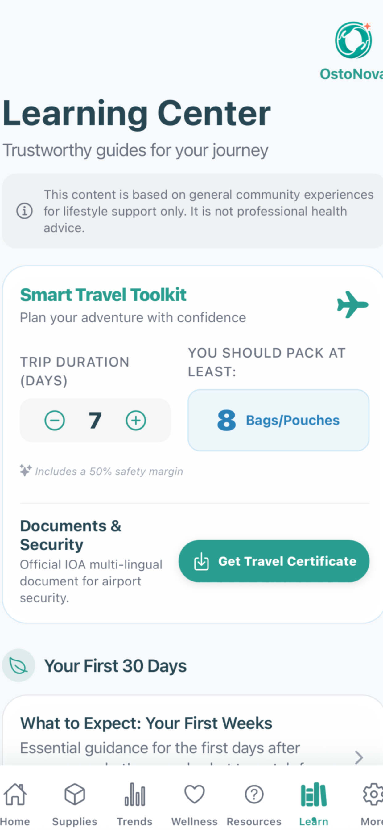 OstoNova Ostomy Tracker
