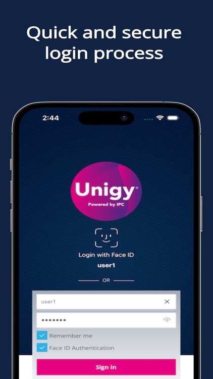 Unigy Mobile Client