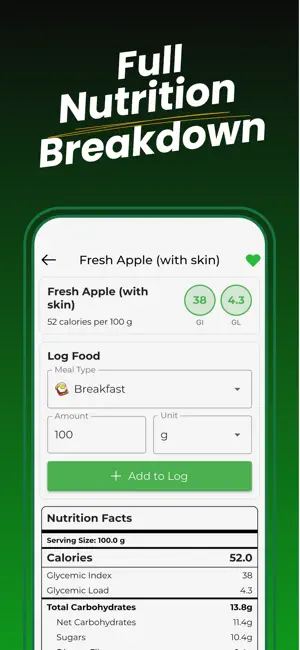 Glycemic Index: Load Tracker screenshot 4