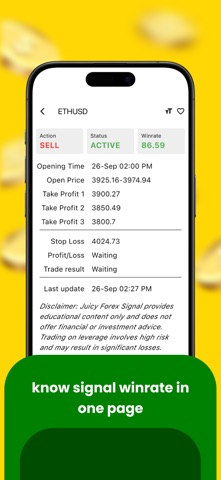 Juicy Forex Signal screenshot