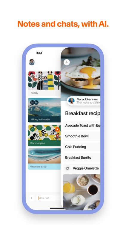 Jot – Notes and chats, with AI