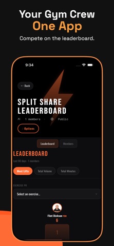 SplitsShare iPhone screenshot