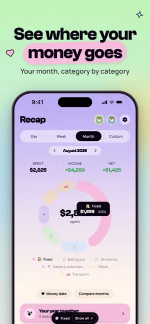 Couples Budget Tracker: Untoo screenshot 2