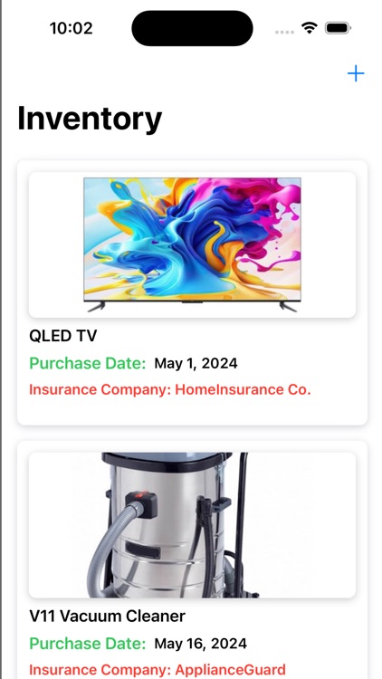 Home Inventory - List