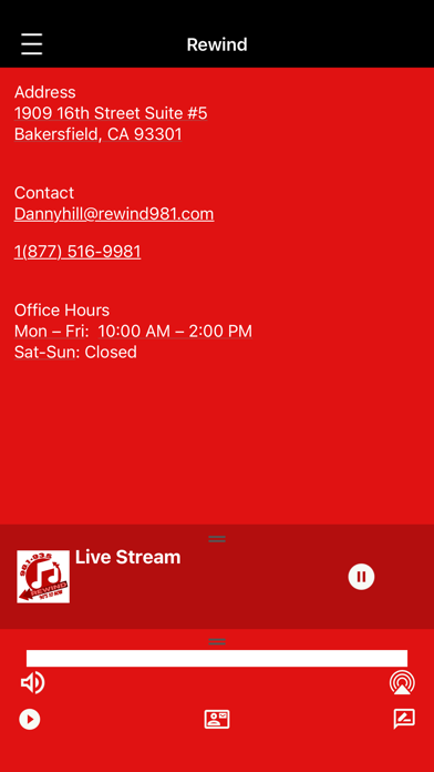 Rewind 98.1 FM Screenshot