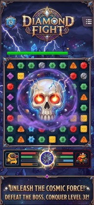 Diamond Fight: Match-3 RPG screenshot 4