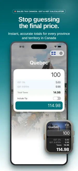 Sales Tax Canada: GST & HST screenshot 1
