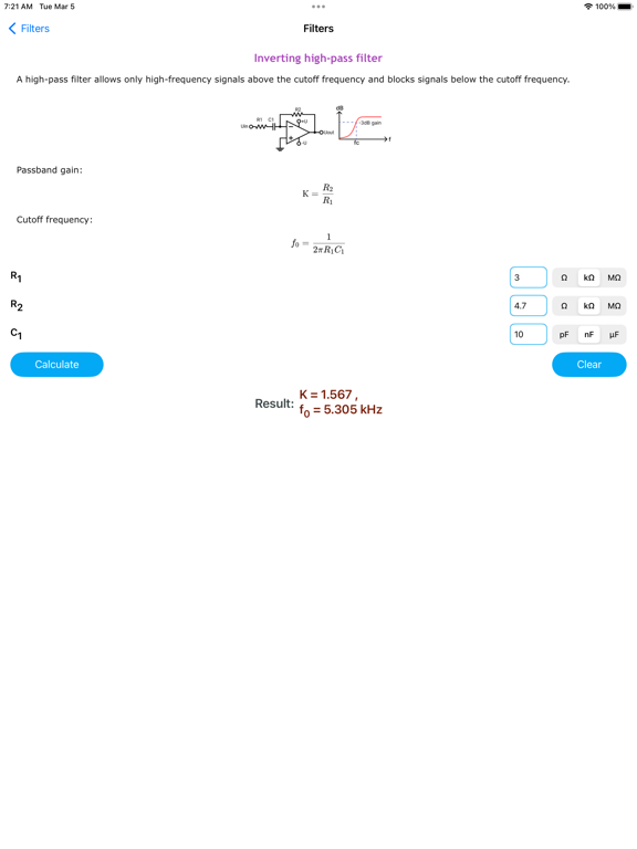 Screenshot #6 pour Operational Amplifiers Guide