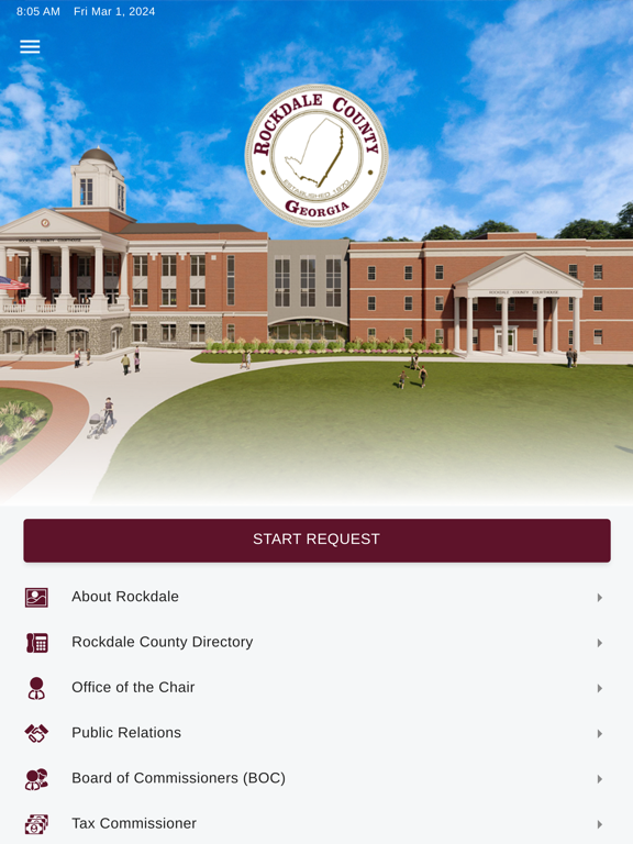 The Rock GA iPad screenshot 1 - Utilities app