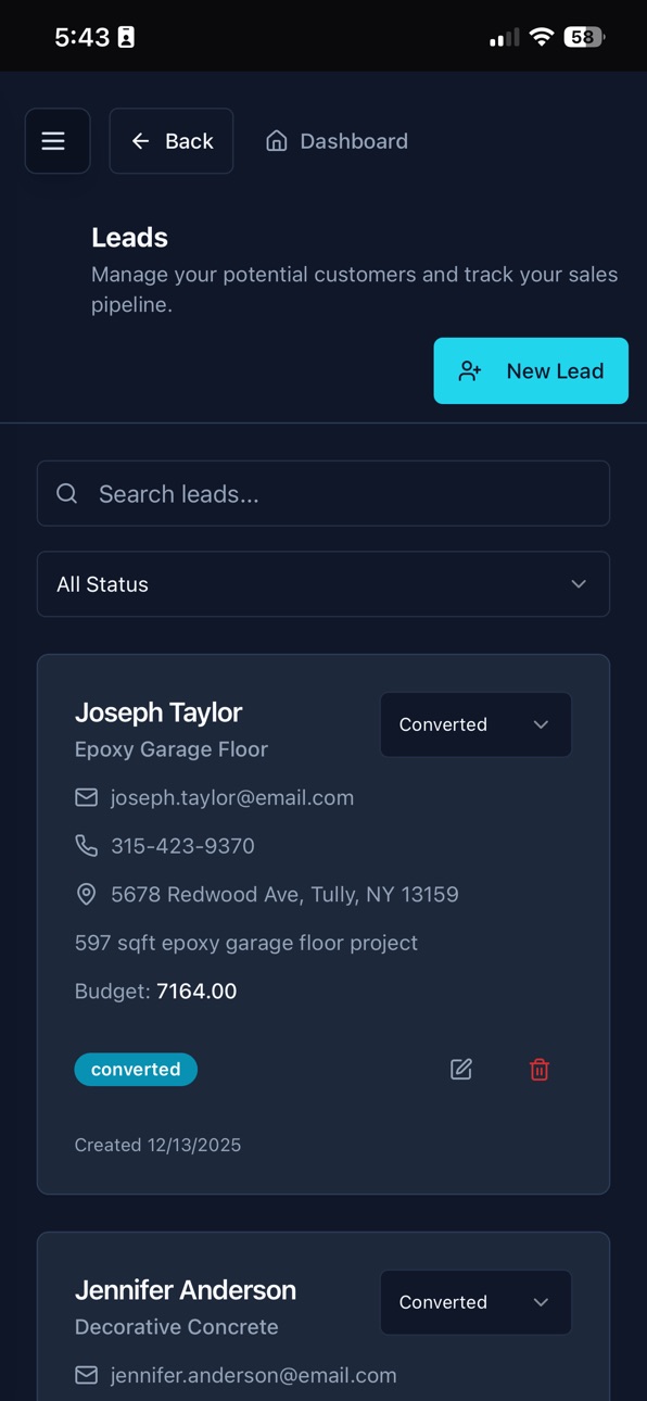 iPhone screenshot