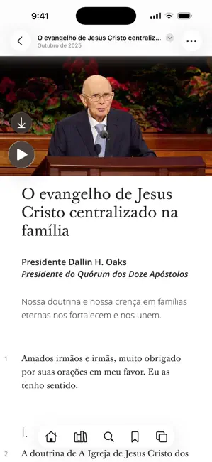 Biblioteca do Evangelho iPhone screenshot 6