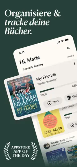 Screenshot von Bookie - Tracke Deine Bücher auf dem iPhone 1