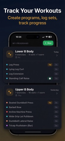 GainScope - Gym Tracker Screenshot 1 of 6