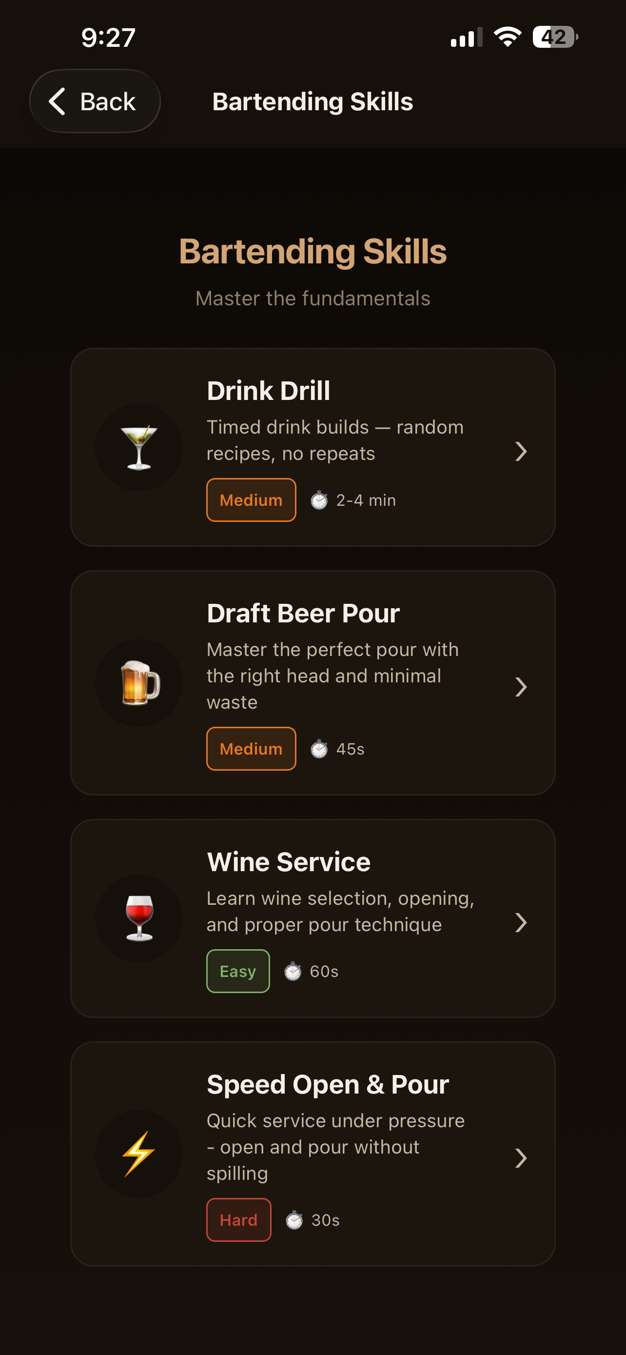 Bartending School by Gigz Labs