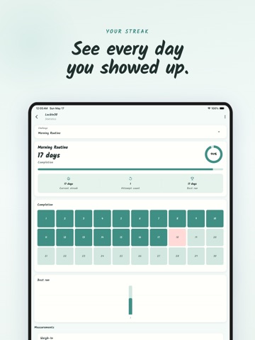 30 Day Challenge - LockIn30 iPad screenshot