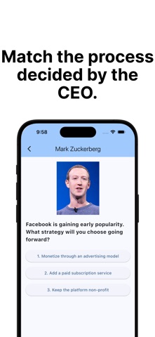CEO Path iPhone screenshot