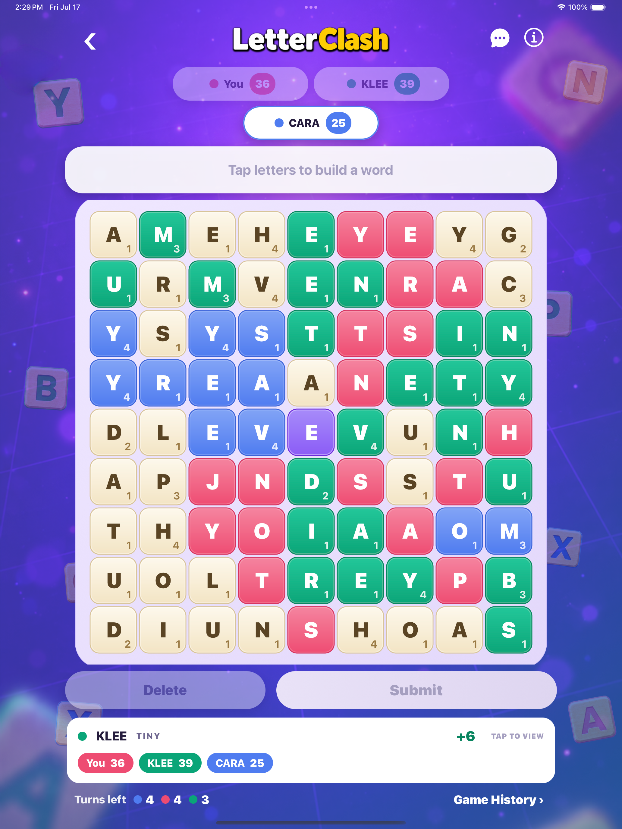 LetterClash by Brainy Day screenshot 4