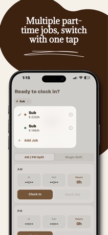 ClockIN: Work Hours&Schedules Screenshot 4 of 8