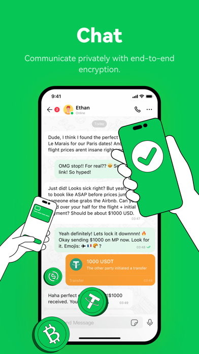 MPChat - Live with Crypto Screenshot 2 of 5