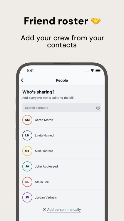 Bill Bud: Split bills screenshot-3