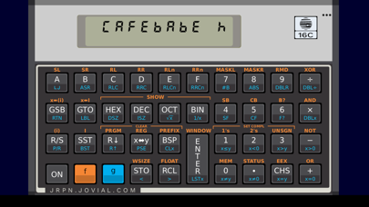 JRPN 16C iPhone screenshot 1 - Productivity app