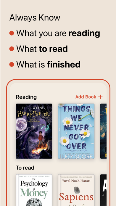 Bookwise: Reading Log, Tracker Screenshot