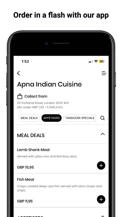 Screenshot #1 pour Apna Indian Cuisine UK