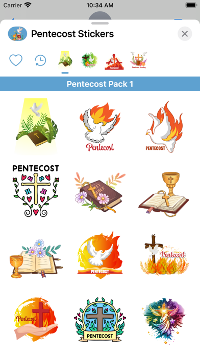 Screenshot #1 pour Pentecost iStickers