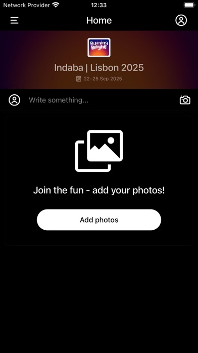 Indaba Event App Screenshot