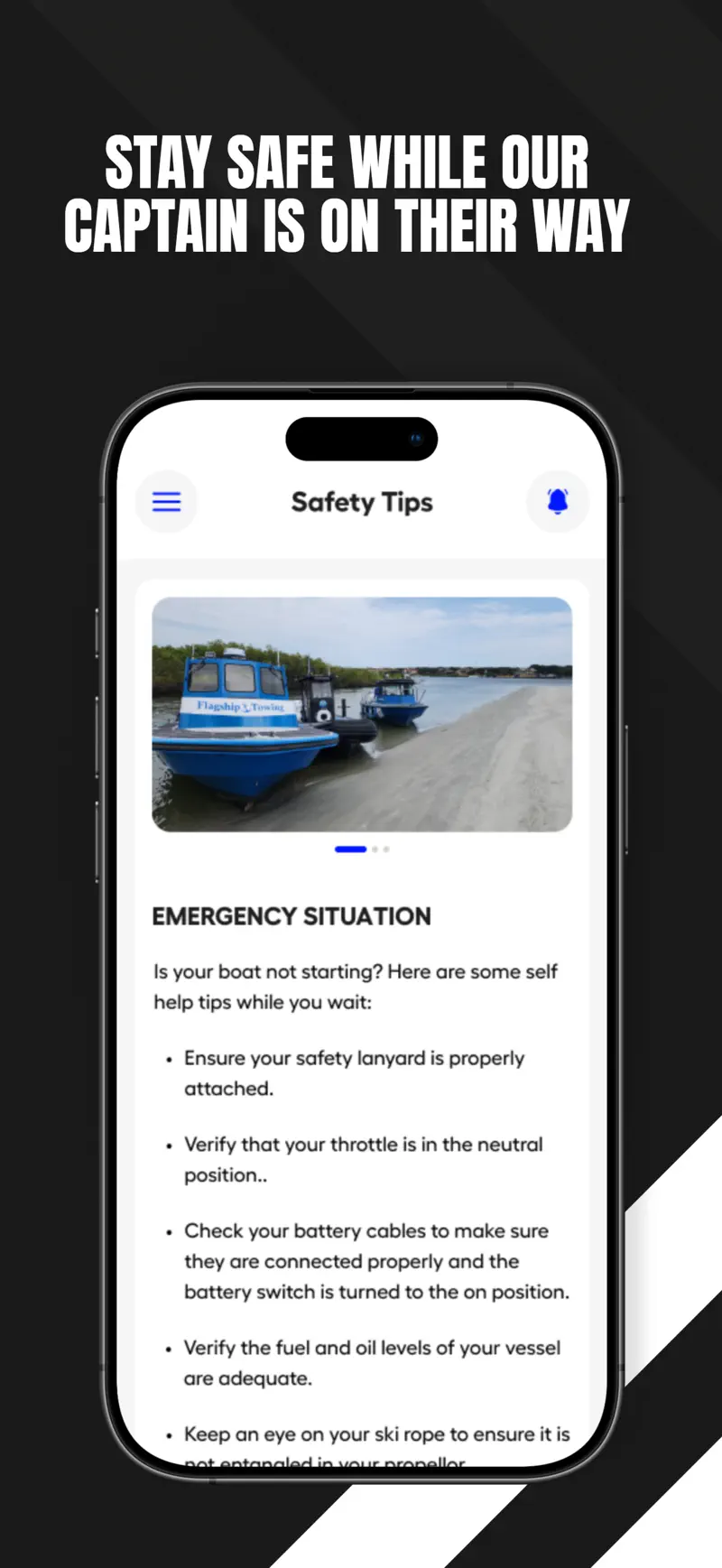 Flagship Towing iOS screenshot 2