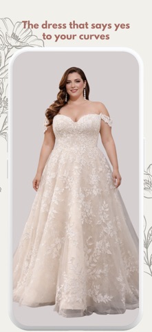 Plus Size Wedding Dress Shop iPhone screenshot