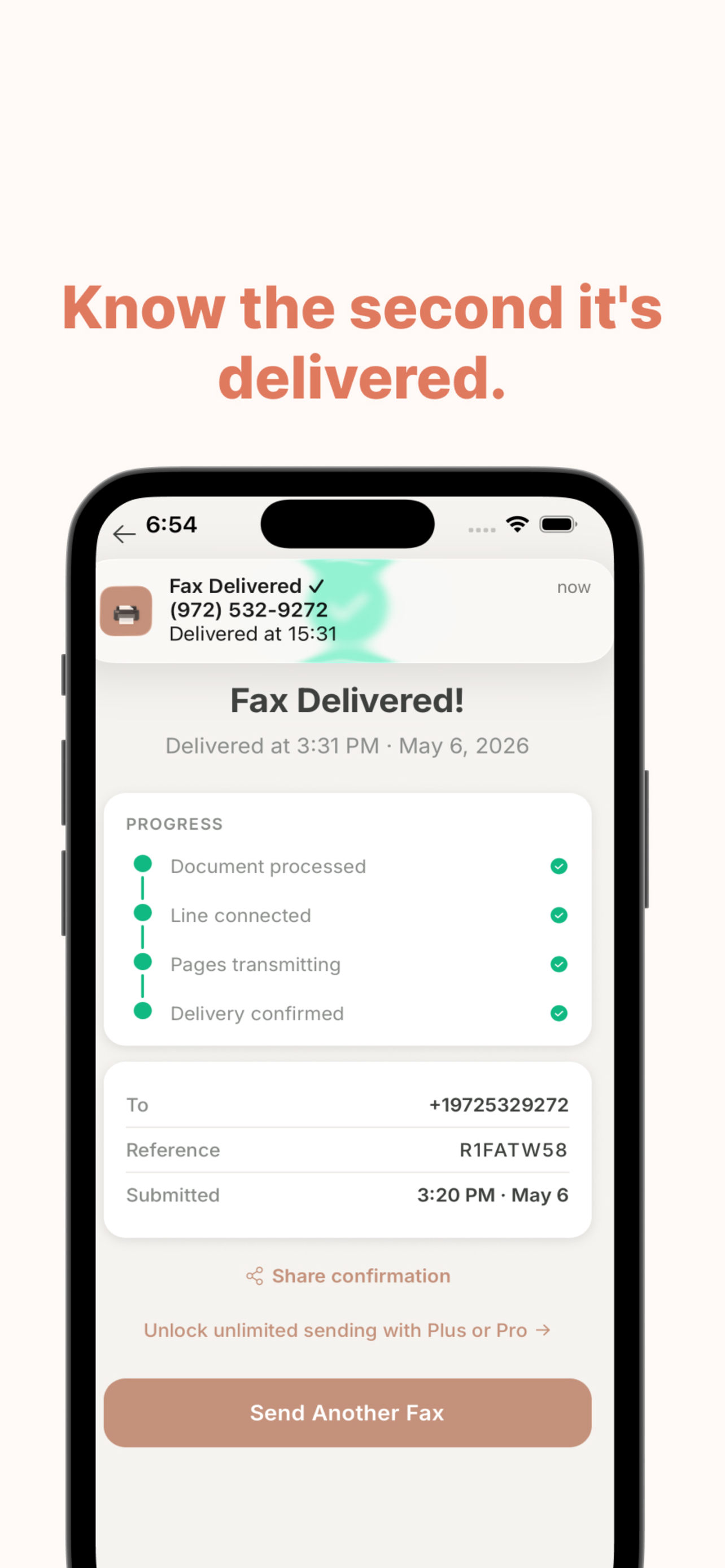 Fax from iPhone: SupaFAX