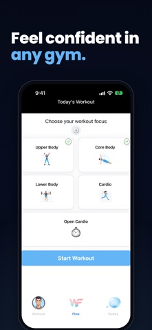 Workout Flow: Home & Gym Screenshot 1 of 6