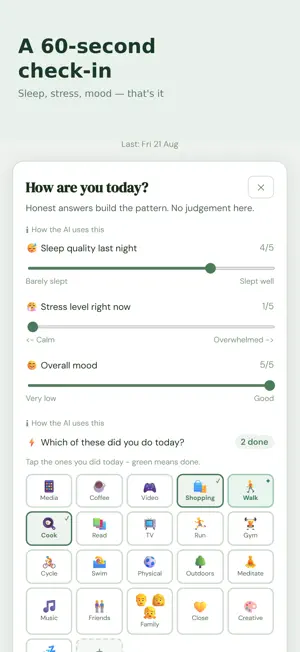 Amicacciu: Resilience Journal screenshot 2