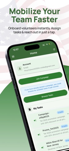 E-Volunteer screenshot