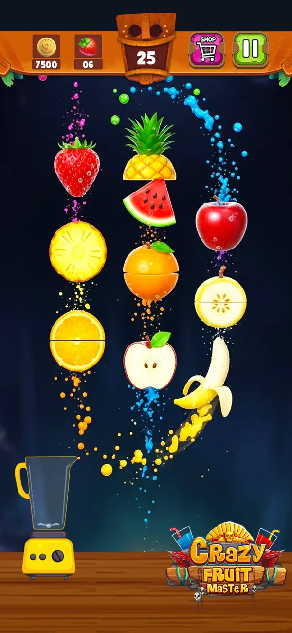 Screenshot #1 pour Fruit Crush Master-Ninja Games