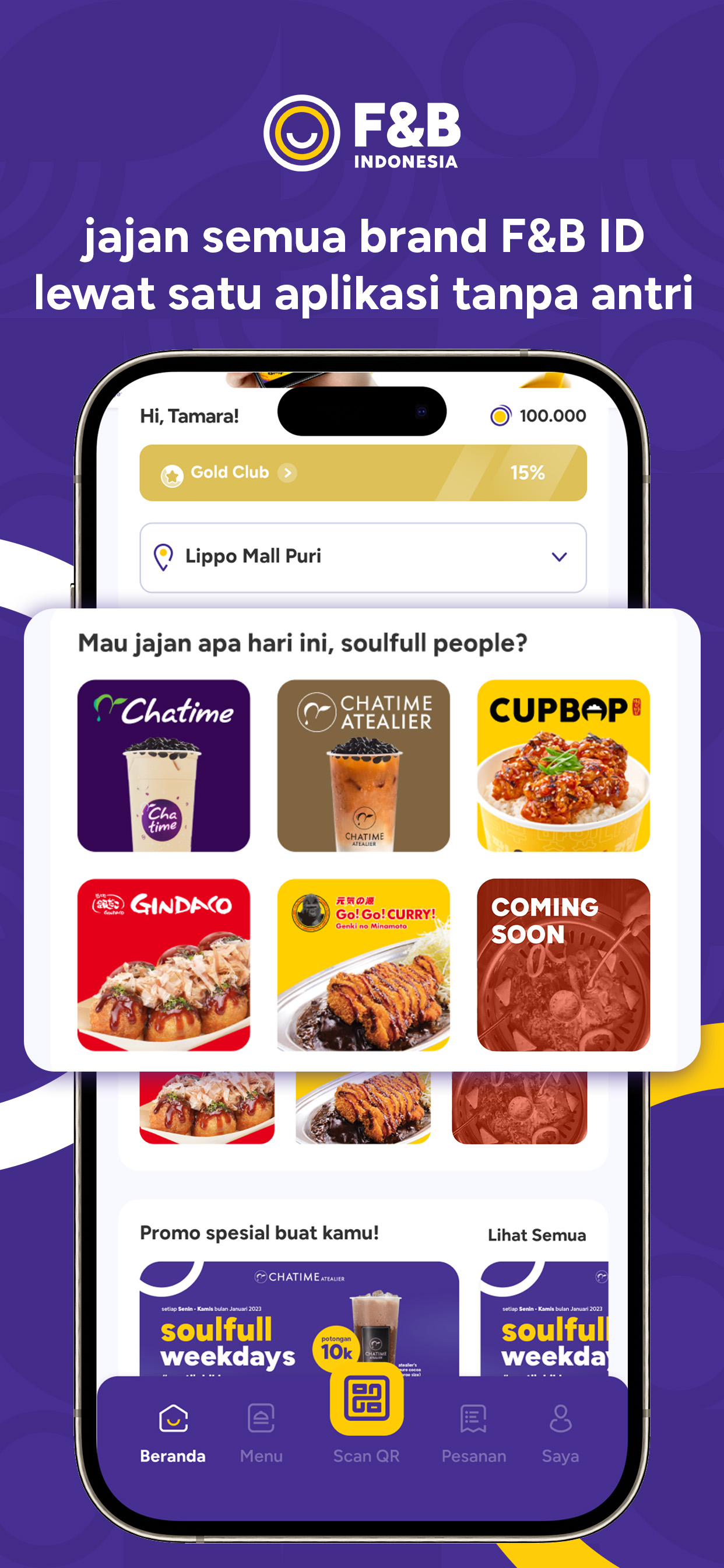 F&B ID App (Chatime Indonesia)