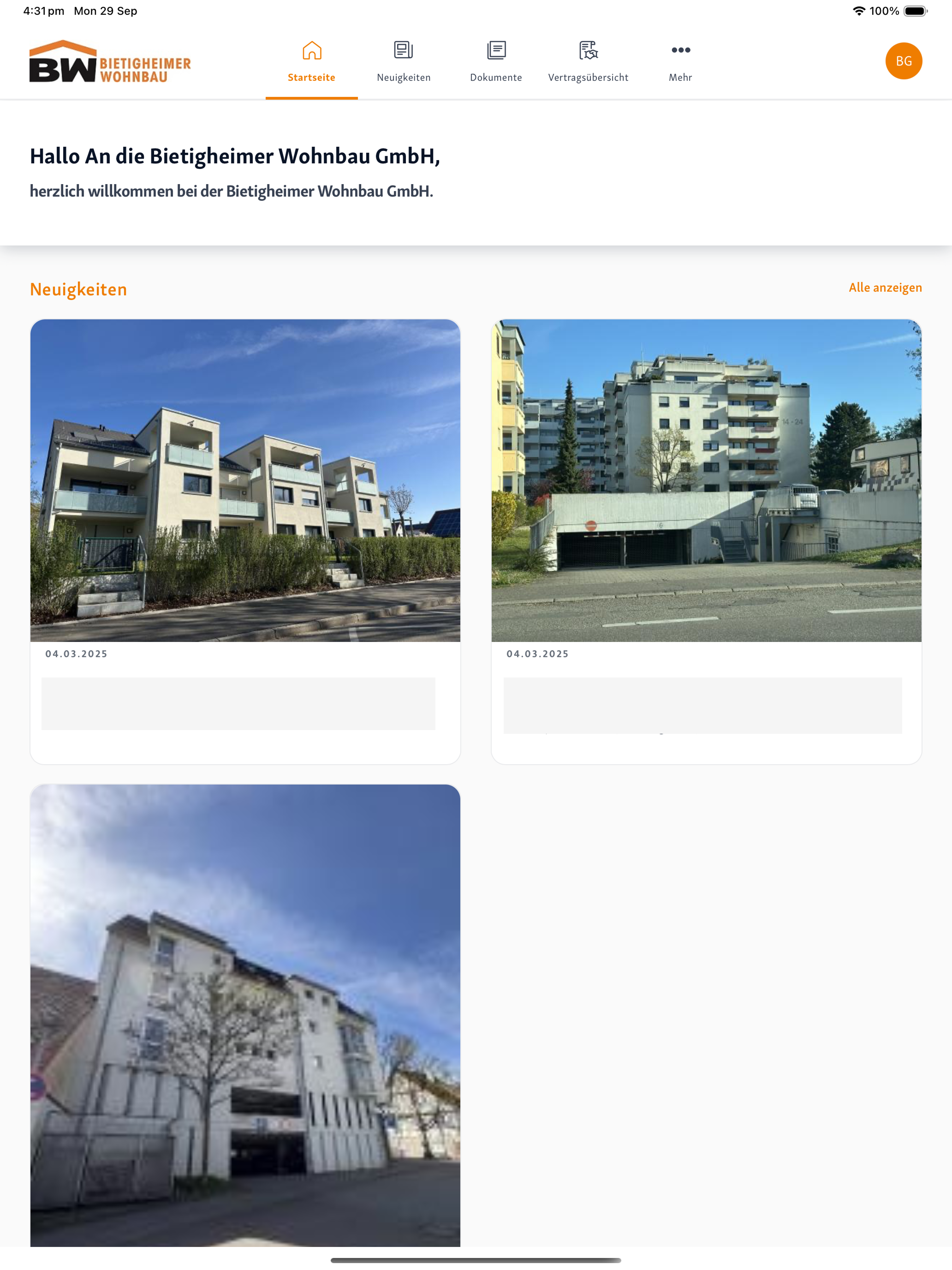 BW Kundenportal screenshot 5