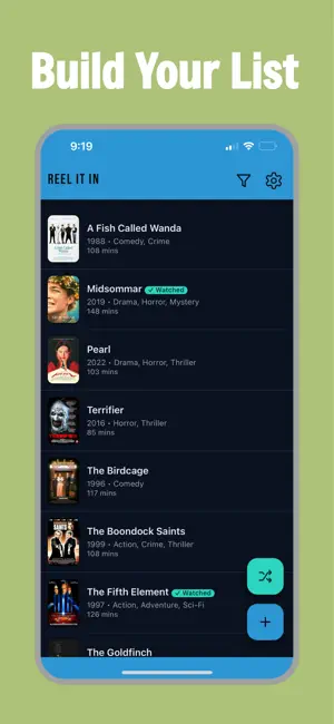 Reel It In - Movie List screenshot 1