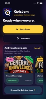 QuizJam: Pub Quiz & Trivia screenshot 1