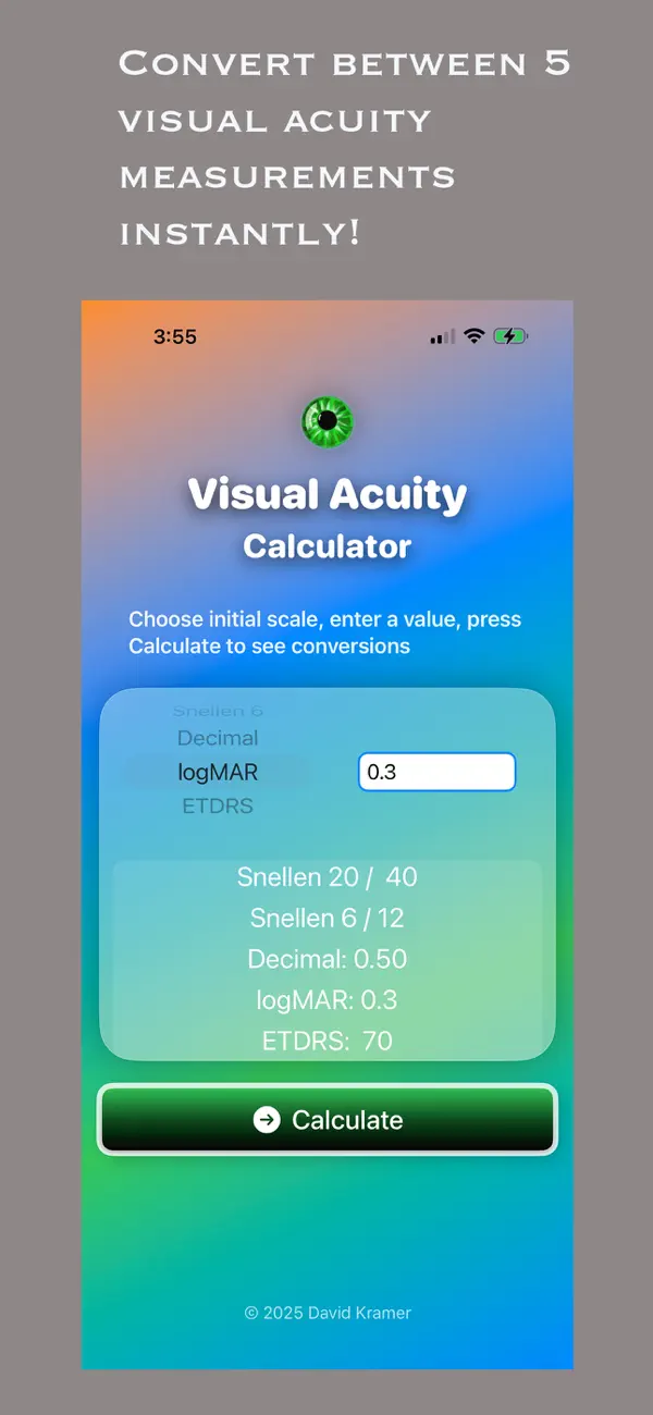 Screenshot #1 pour Calculate VA