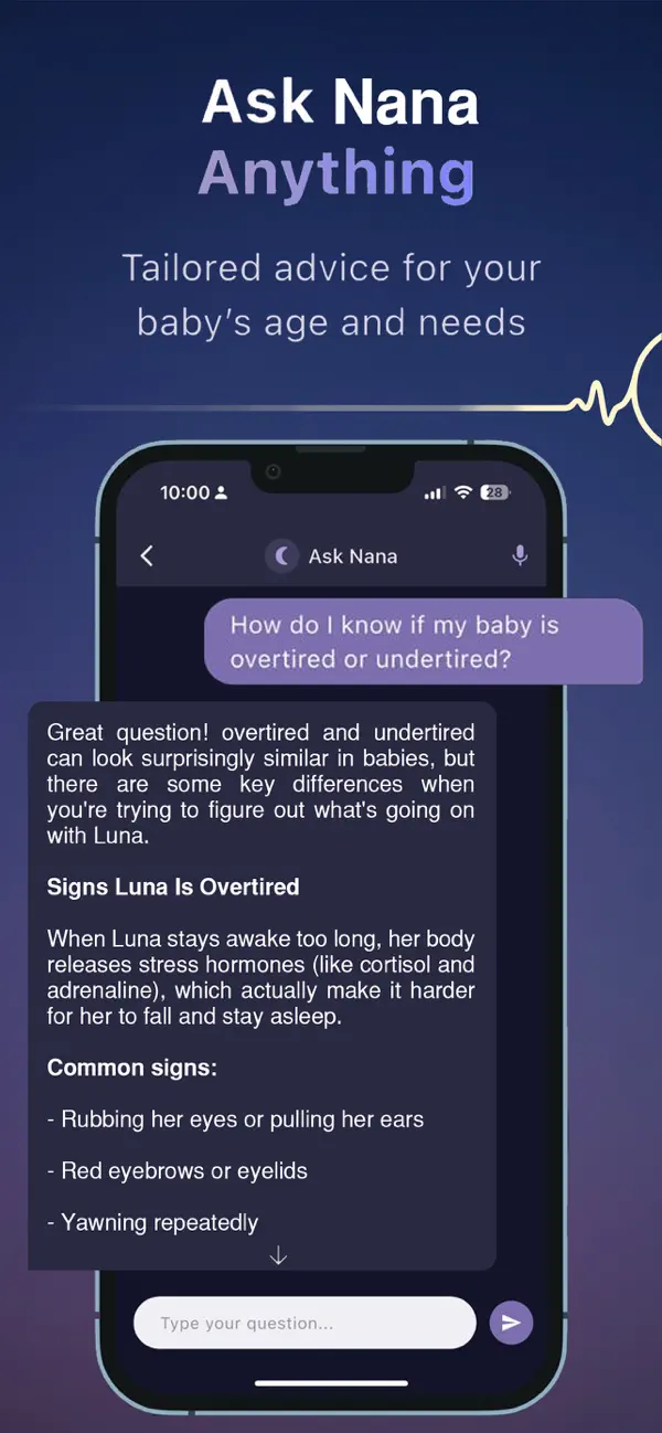 #5. Nana: Baby Sleep Coach (iOS) By: TITANWARE SL